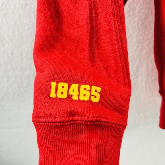 VTG Champion Reverse Weave Camp Chen-A-Wanda 18465 Red Sweatshirt Large - Picture 4 of 10